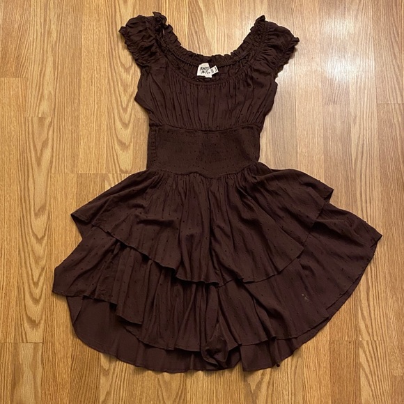 Princess Polly Dresses & Skirts - Princess Polly The Love Galore Romper Brown